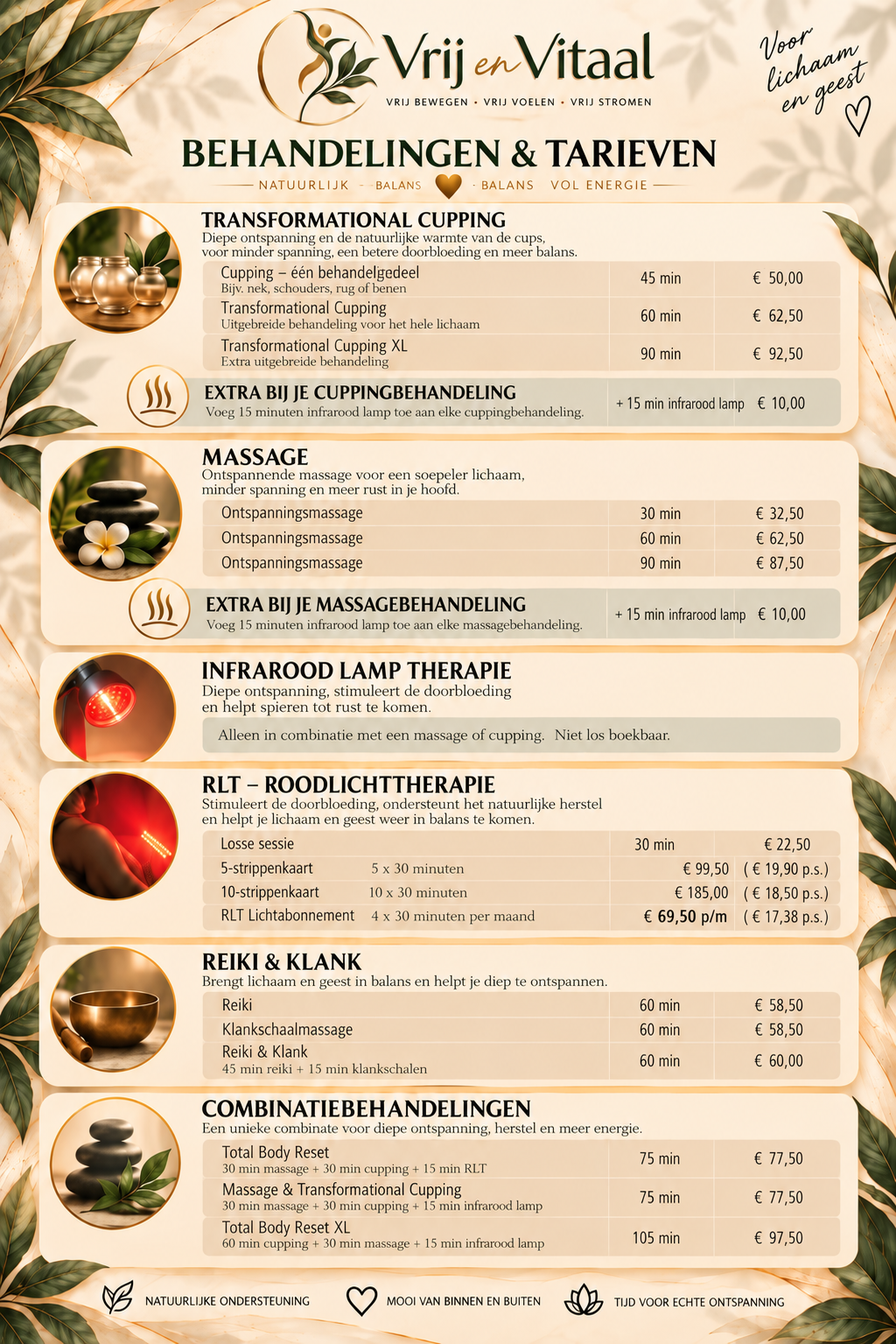 Behandelingen & tarieven